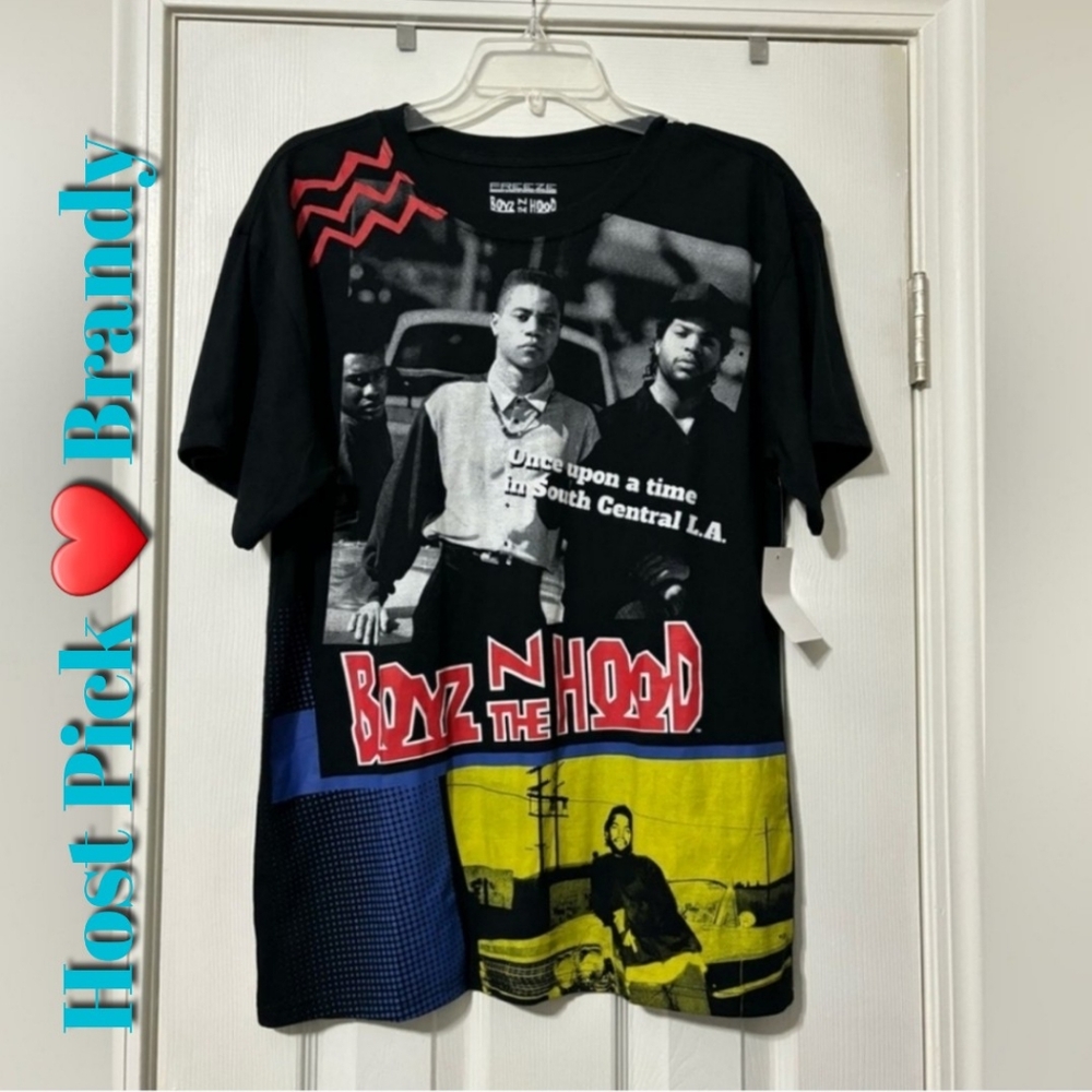 WAS. $44  FREEZE  BOYZ N the Hood Movie Short Sleeve Black Tee
